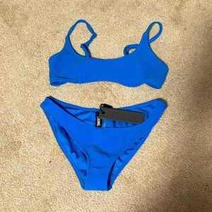 Blue Maci Triangl Bathing Suit